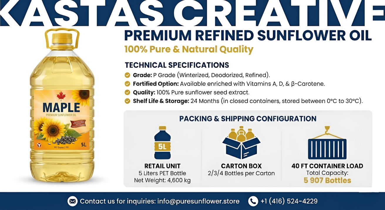 MAPLE Premium Sunflower Oil 15L